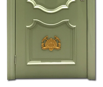 immagine di design in legno a porta singola