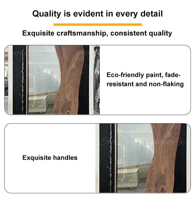 contemporary pivot front doors