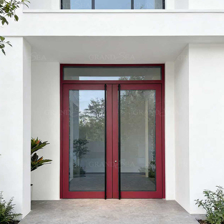 aluminum double swing door