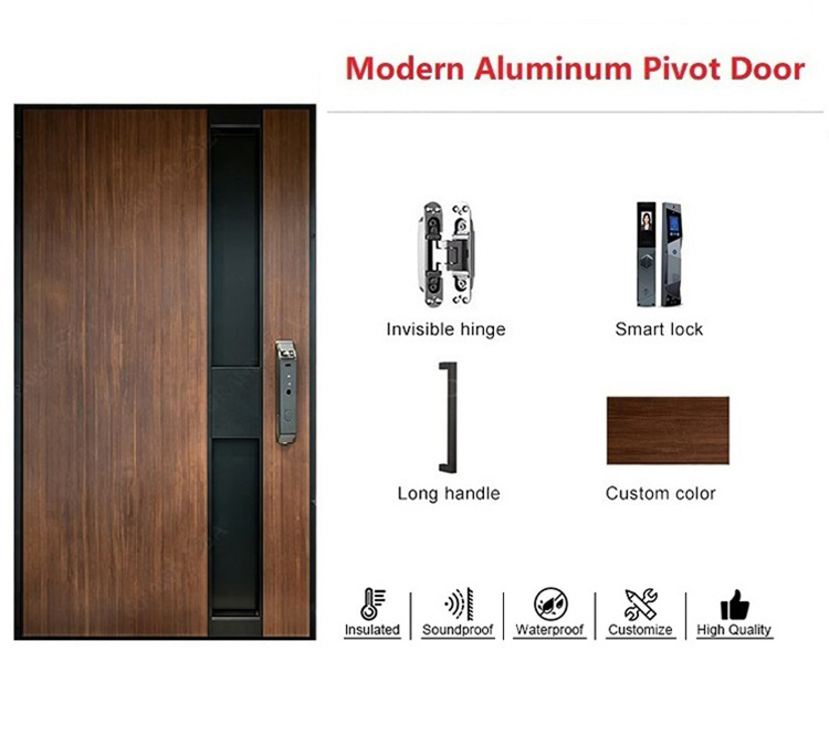 wood doors contemporary pivot doors