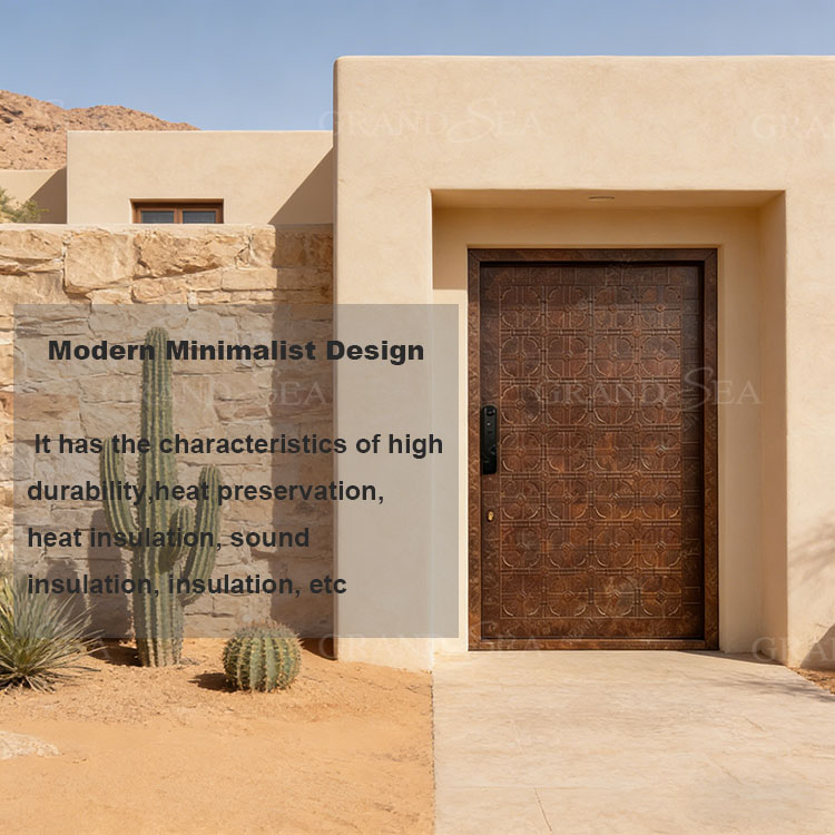 3d carving pivot door