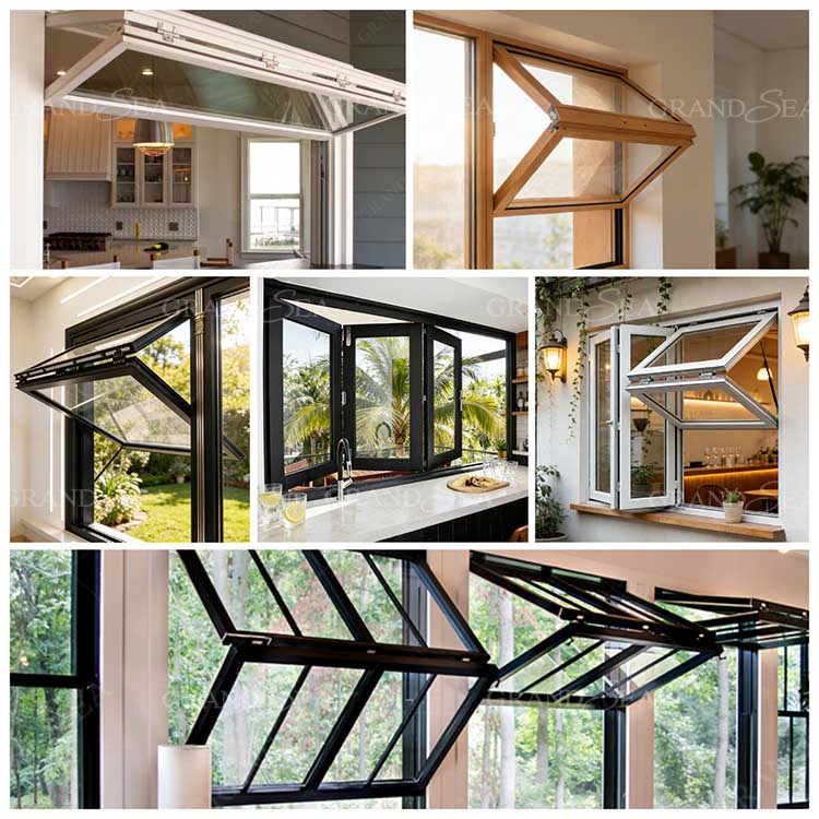 modern aluminum bi-fold windows