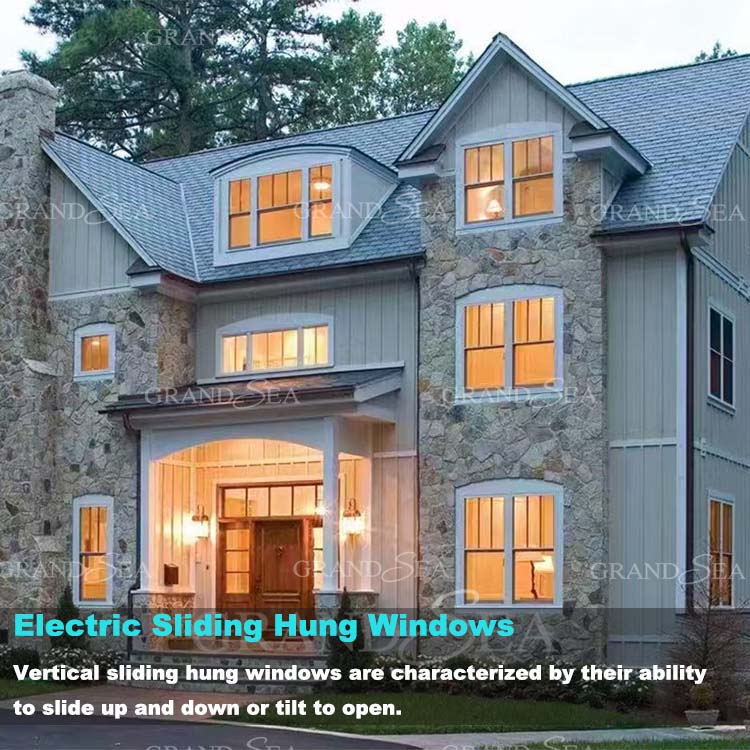 motorized vertical sliding Windows