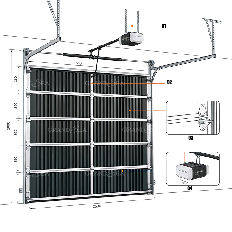 electric automatic garage door