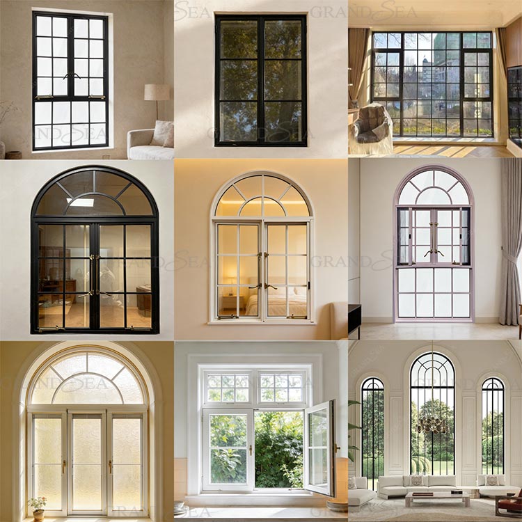 French Style Arched Window