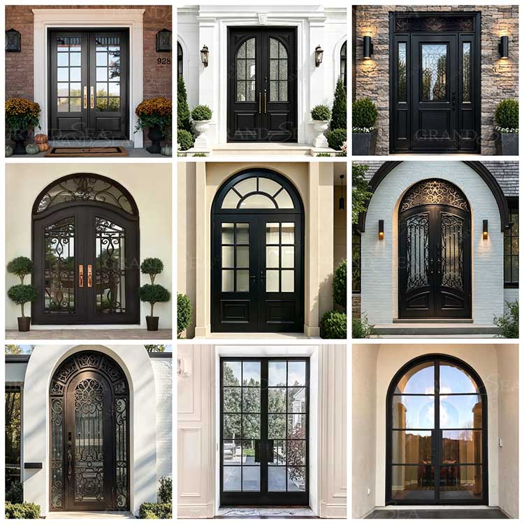residential iron entry door
