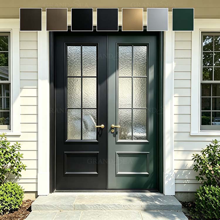 custom iron front door