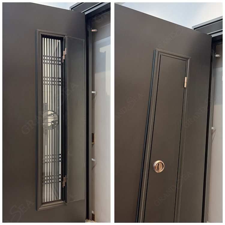 stainless steel security front door