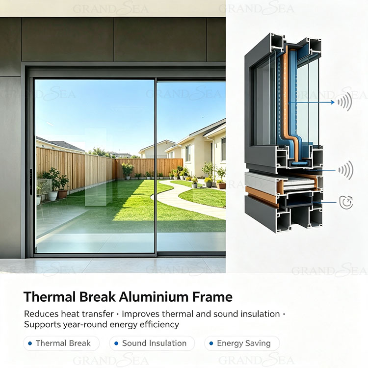 Slim Frame Sliding Door