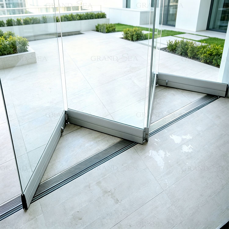 bi-fold glass frameless doors bi-fold glass frameless doors