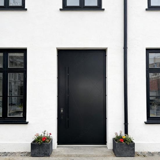 porta girevole sovradimensionata in alluminio