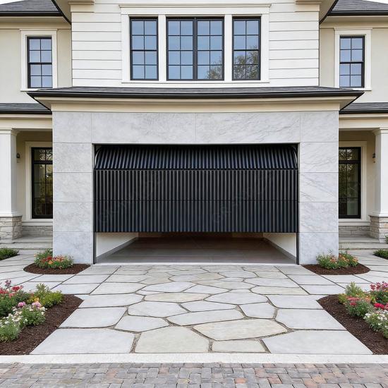 porta da garage sezionale in alluminio