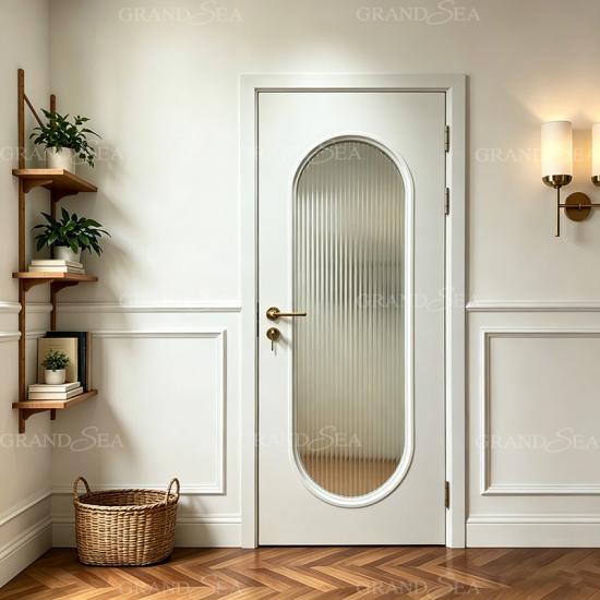 moderne porte interne in legno bianco