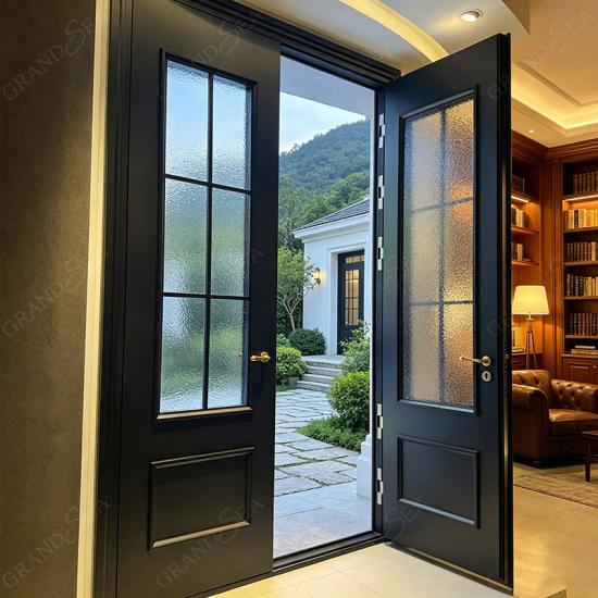 wrought iron entrance door
