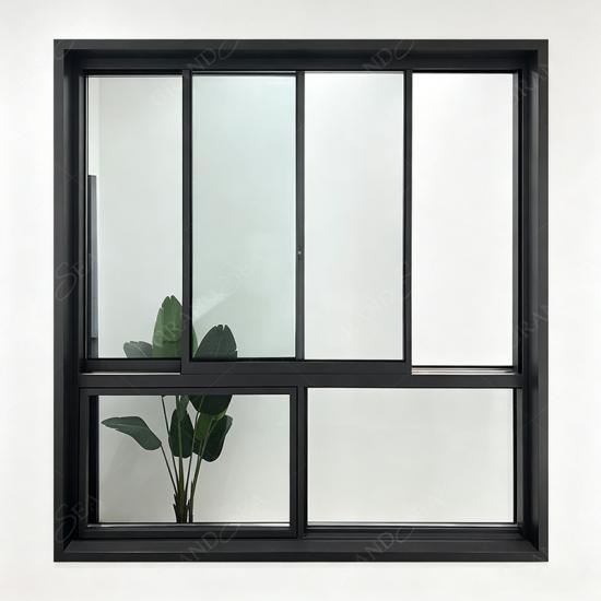 narrow slim frame aluminum sliding window