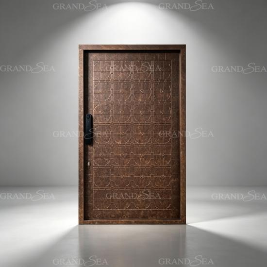 porta pivotante con intaglio 3D