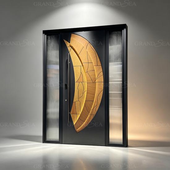 porte pivotanti moderne in alluminio