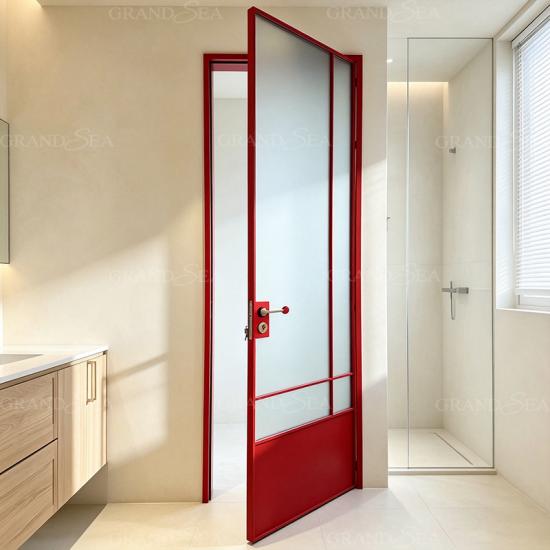 Retro Aluminum Glass Door