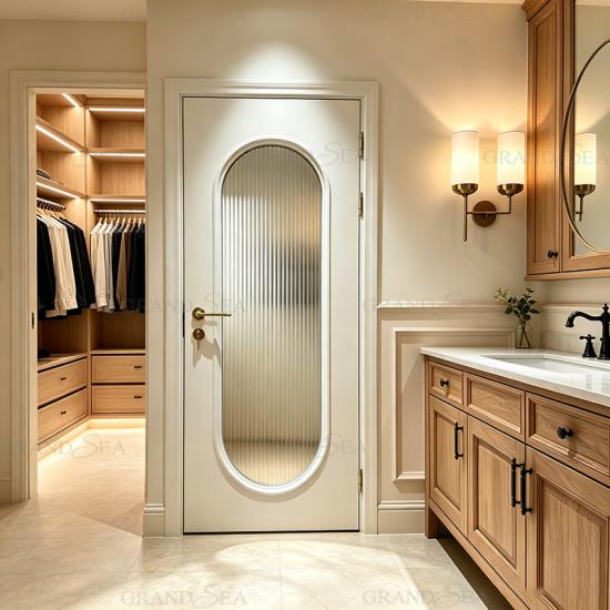 moderne porte interne in legno bianco