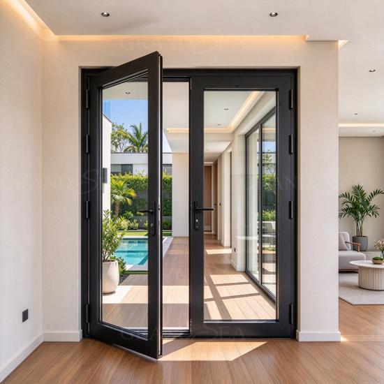 thermal break aluminium french doors